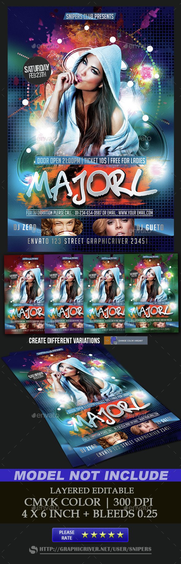 Guest Dj Flyer - Events Flyers