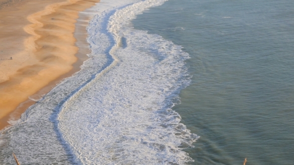 Sandy Beach In Portugal