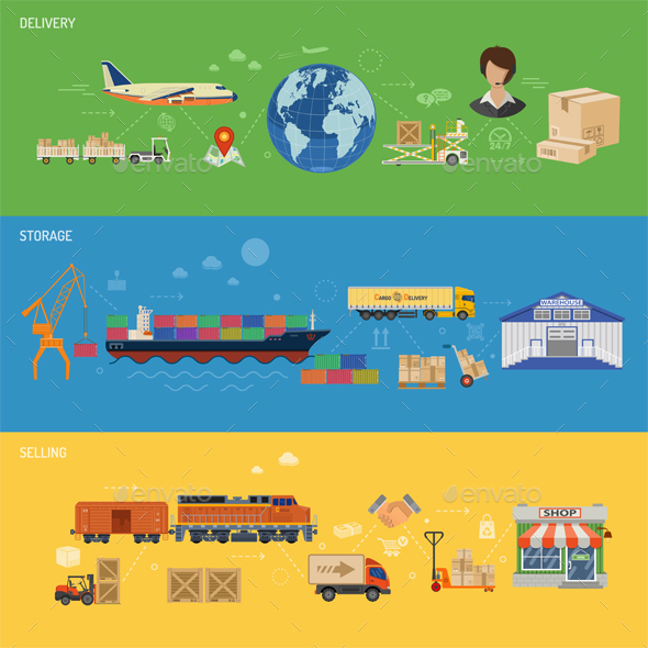 Delivery and Storage Banners - Industries Business