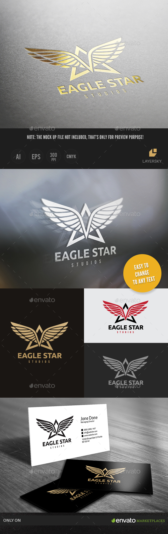 Eagle Star Logo - Crests Logo Templates