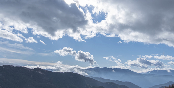 Mountain and Clouds