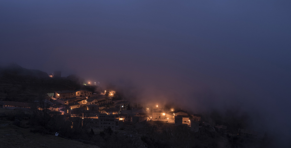 Mountain Fog Town