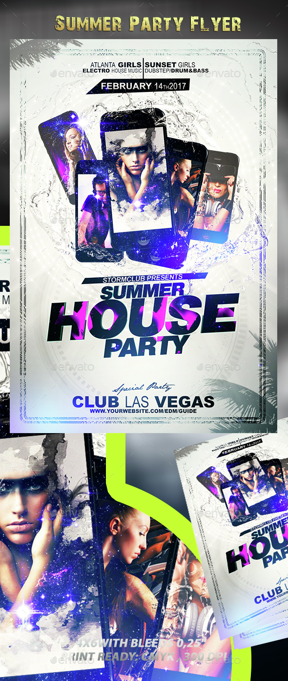 Summer Party Flyer V2 - Events Flyers