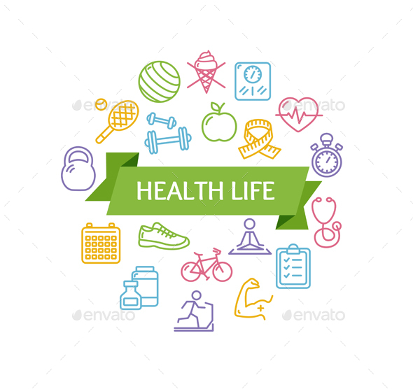 Health Life Fitness Concept - Sports/Activity Conceptual