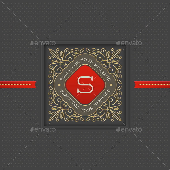 Monogram Logo Template - Decorative Vectors