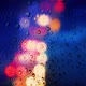 Colorful City Lights In Rain - VideoHive Item for Sale