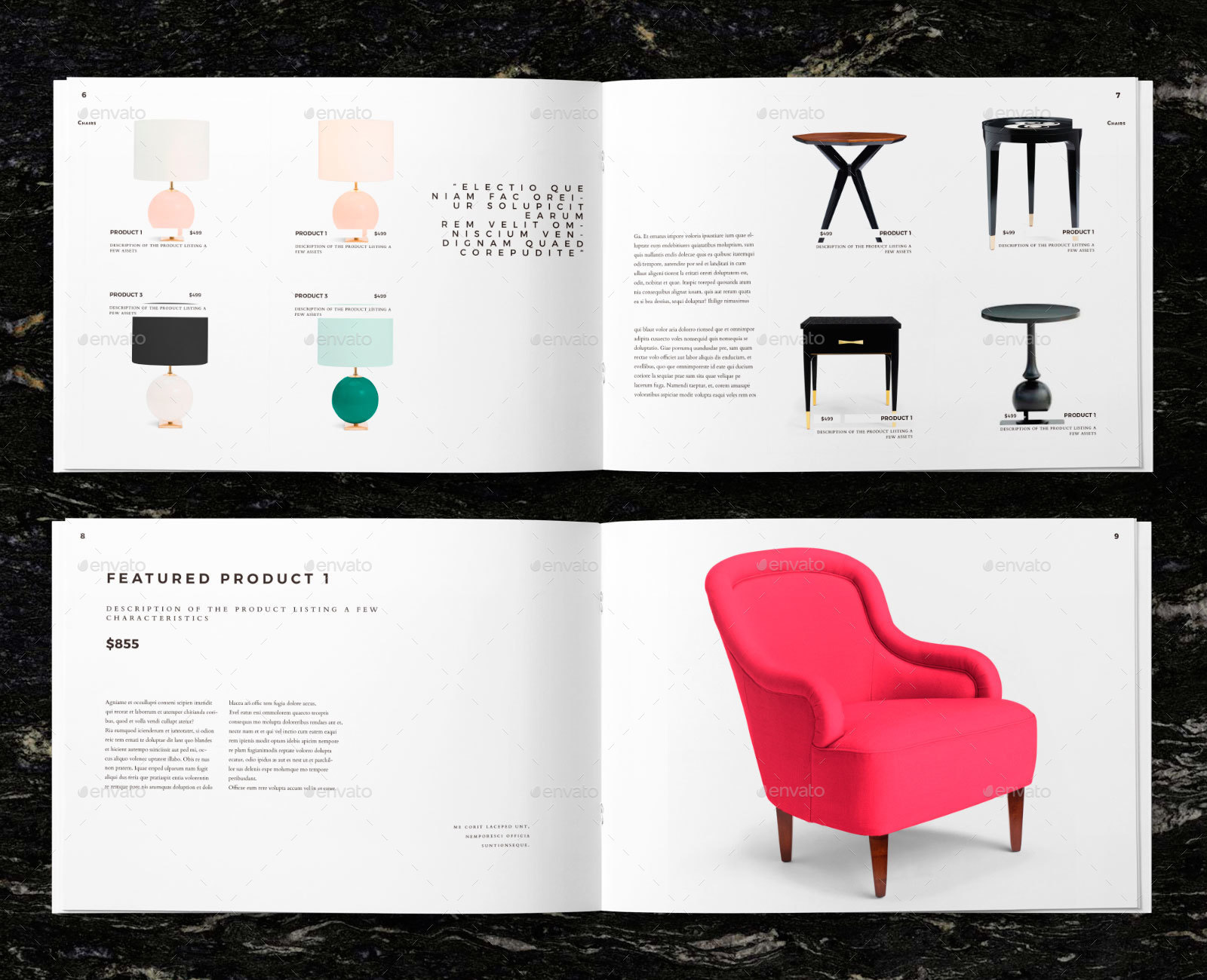 Horizontal Multipurpose Catalogue by melon_design | GraphicRiver