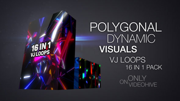 Polygonal Dynamic Visuals VJ Pack