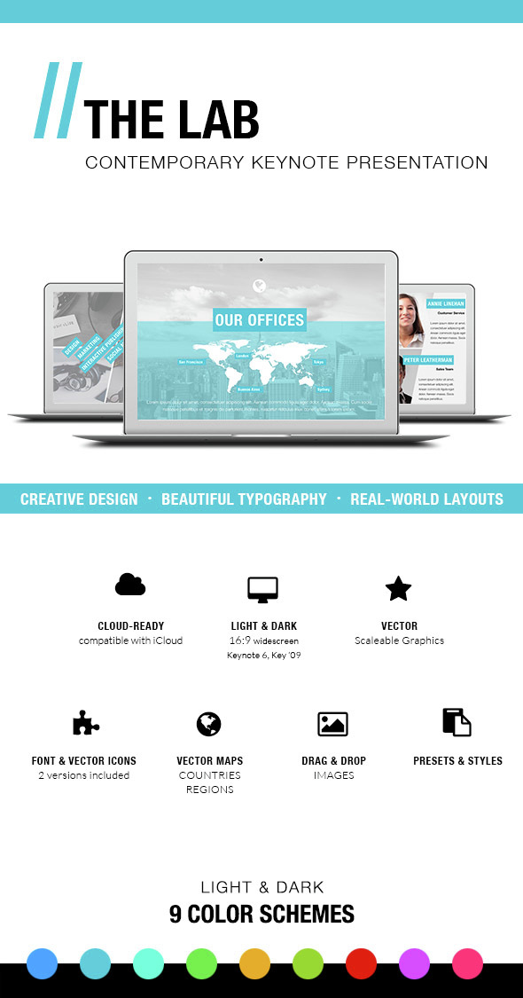 THE LAB - Keynote Presentation Template - Business Keynote Templates