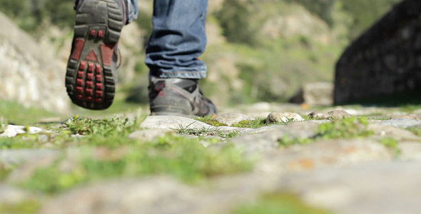 Foots on Stone Road