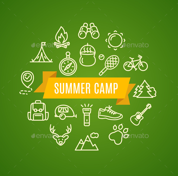 Camping Tourism Hiking Concept - Travel Conceptual