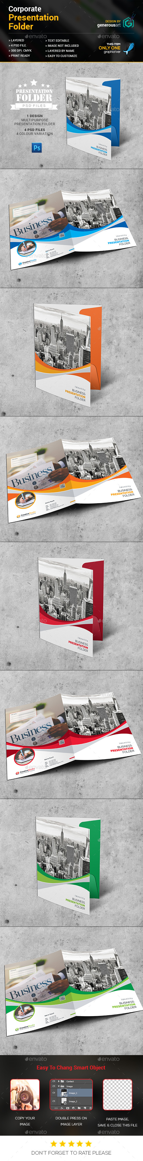 Creative Presentation Folder - Stationery Print Templates