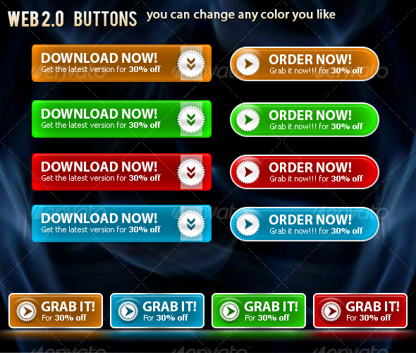 Web 2.0 Buttons