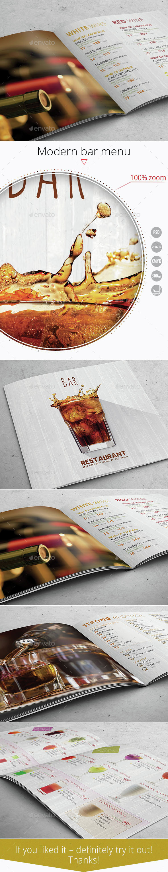 Bar Menu Template