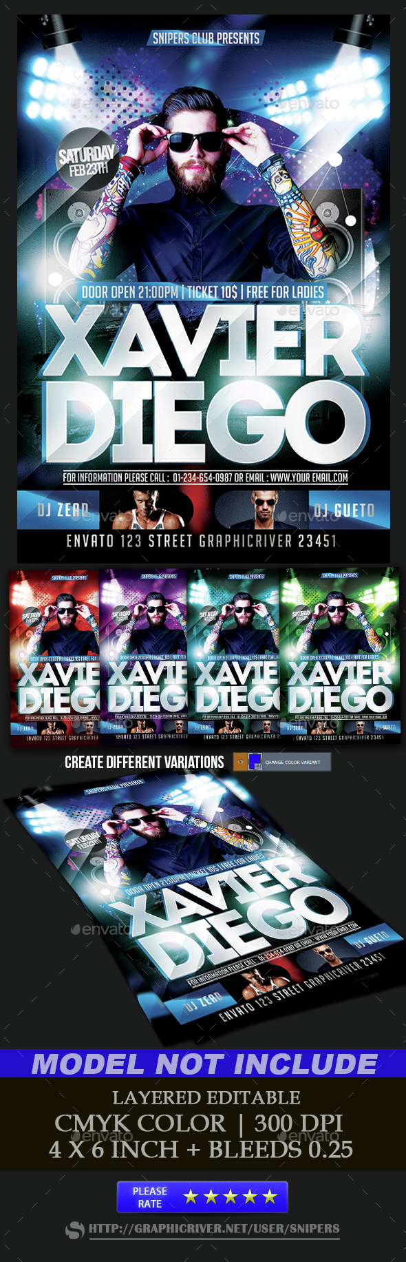 Guest Dj Flyer - Events Flyers