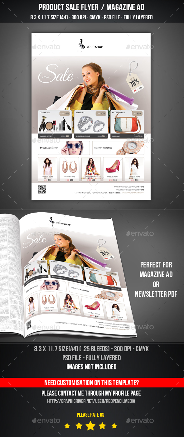 Product Sale Flyer - Commerce Flyers
