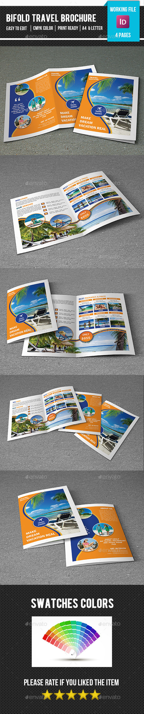 Travel Tour Brochure Template-V364 - Corporate Brochures