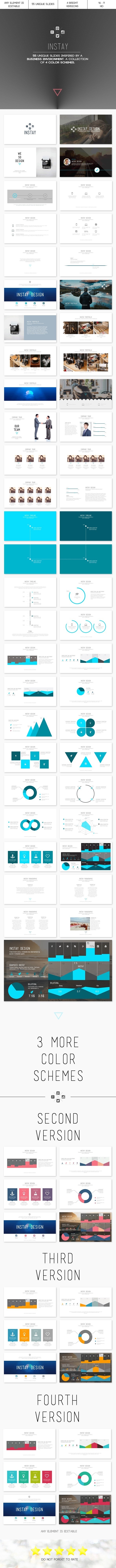 Instay - PowerPoint Template - PowerPoint Templates Presentation Templates