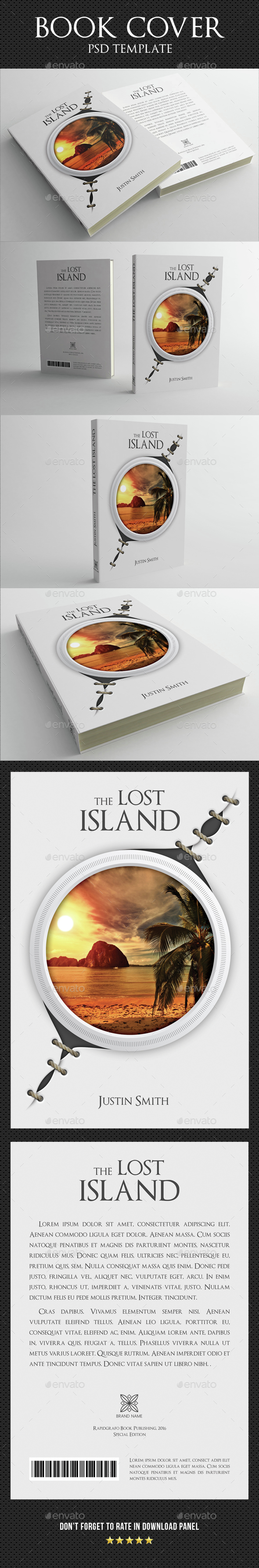Book Cover Template - Miscellaneous Print Templates