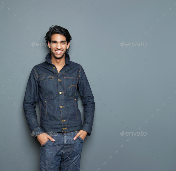 Handsome smiling man - Stock Photo - Images