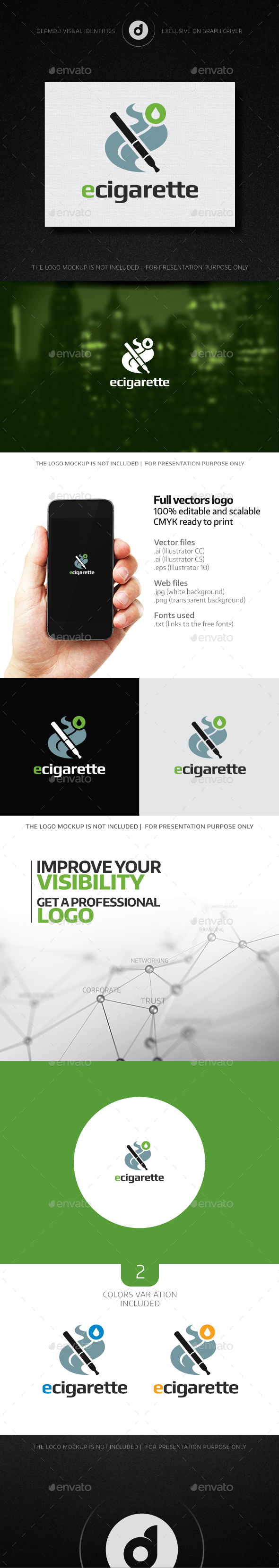 eCigarette Logo - Objects Logo Templates