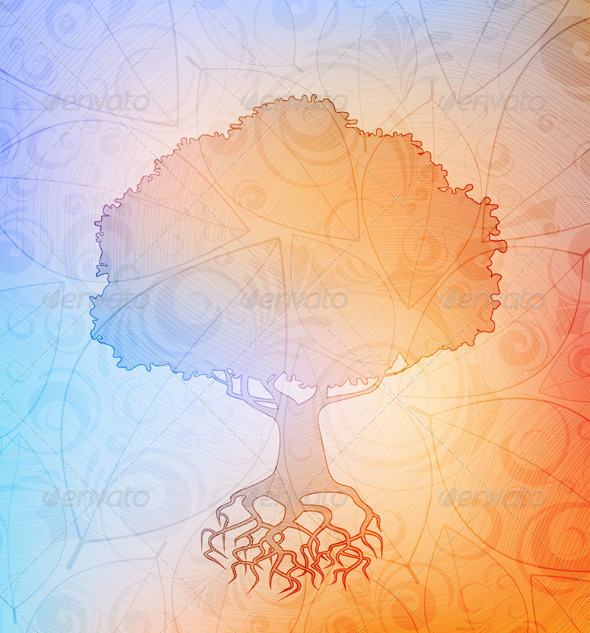 Tree Background - Backgrounds Decorative