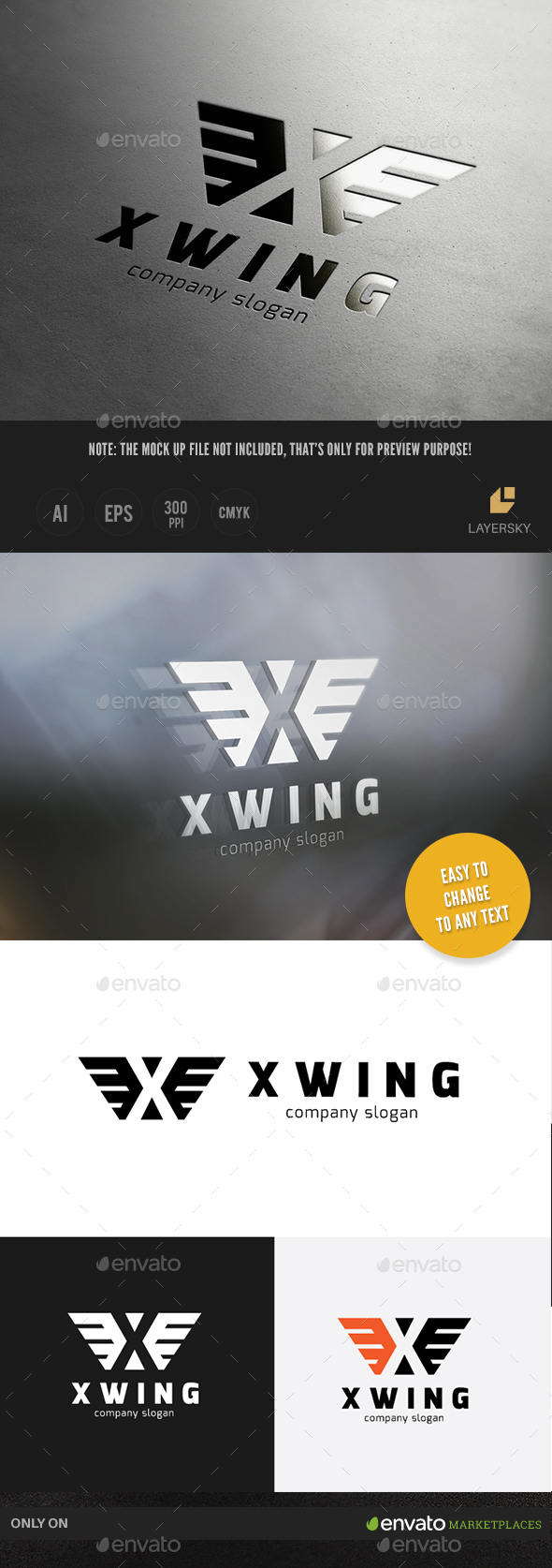 X Wing Logo - Symbols Logo Templates