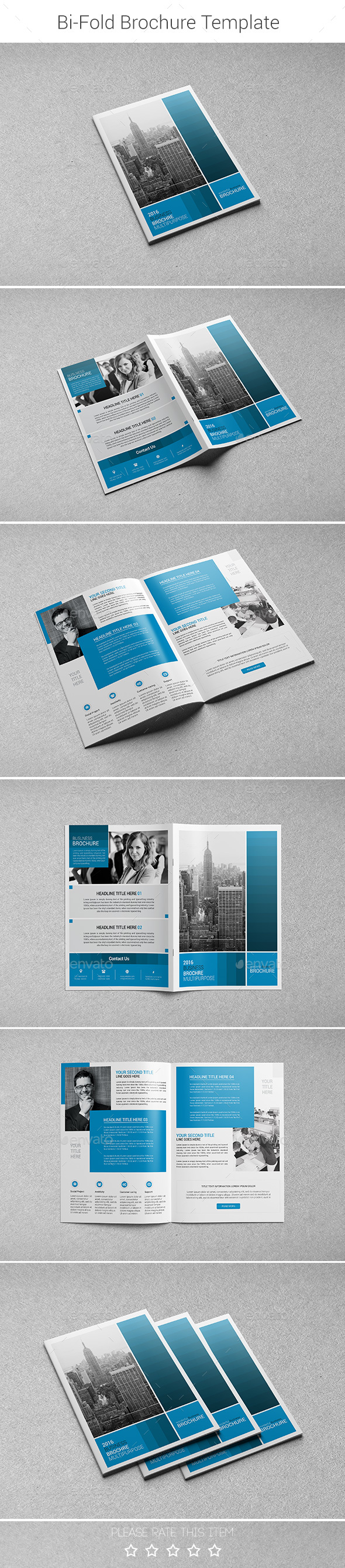 Corporate Bi-fold Brochure-Multipurpose 01 - Corporate Brochures
