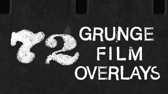 72 Grunge Film Overlays