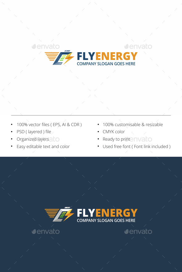 Energy Battery Logo - Objects Logo Templates