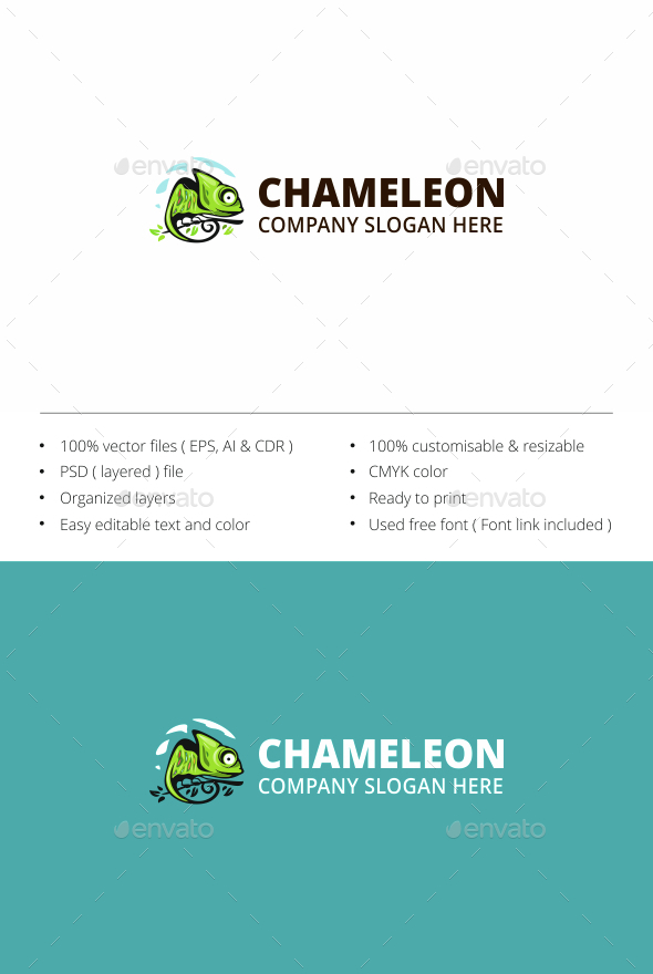 Chameleon - Animals Logo Templates