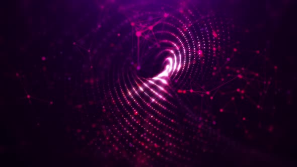 Technology Swirl Abstract Background