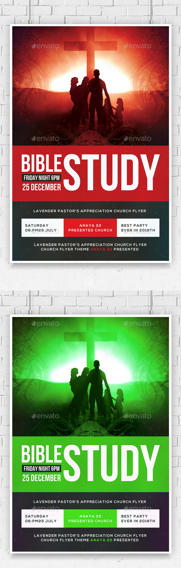 The Bible Study Church Flyer - Church Flyers