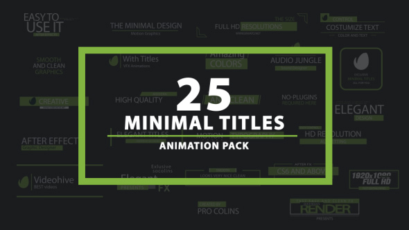 Minimal Titles - VideoHive 15077368