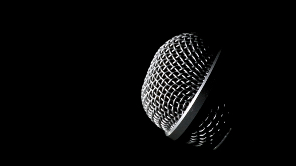 Microphone Rotating, Stock Footage | VideoHive
