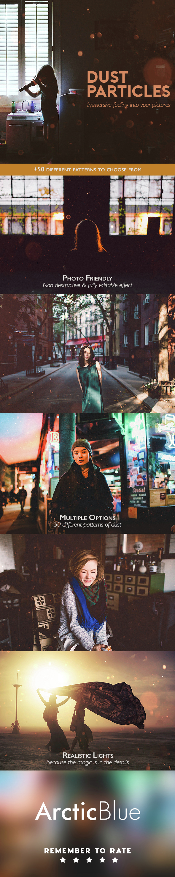 Dust Particles - Photo Effects Actions