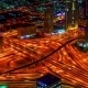 Bird's-eye Night View Highway In Dubai - VideoHive Item for Sale