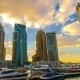 Cityscapes Sunset Clouds In Dubai. - VideoHive Item for Sale