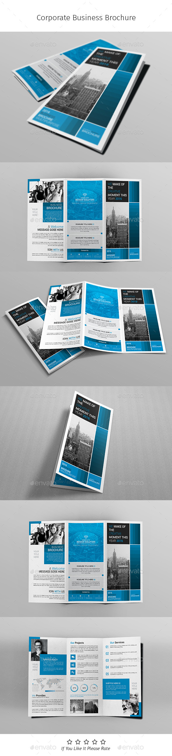 A4 Corporate Business Flyer Template Vol 06 - Corporate Brochures