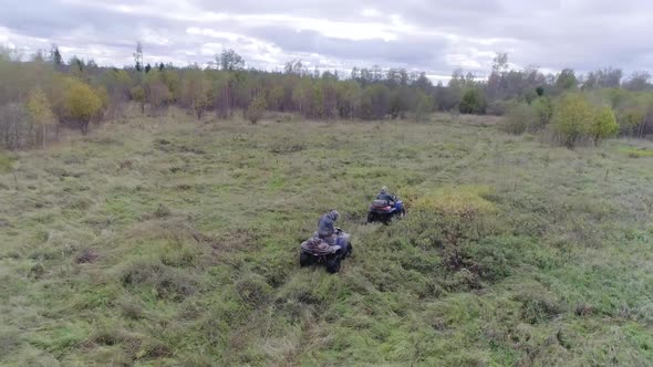 ATVs Go on the Field