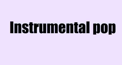 Instrumental pop