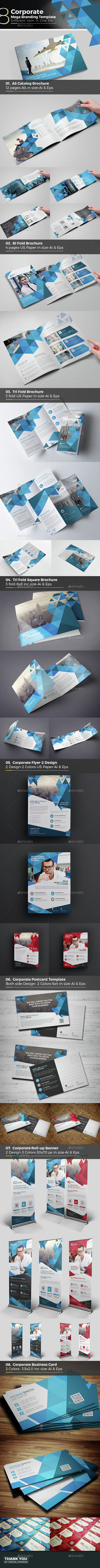 Corporate Mega Branding Bundle Template - Corporate Brochures
