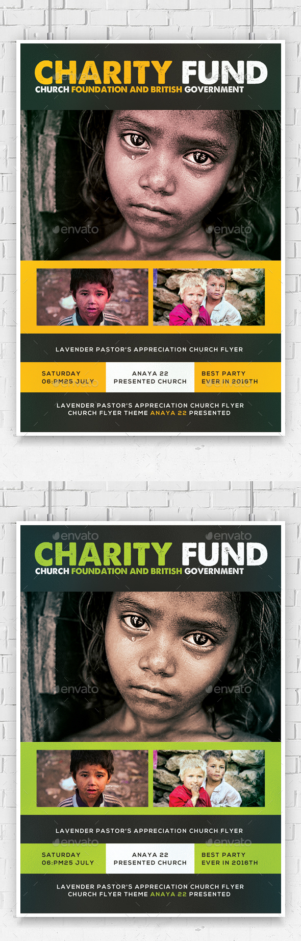Charity Foundation Church Flyer Template - Church Flyers