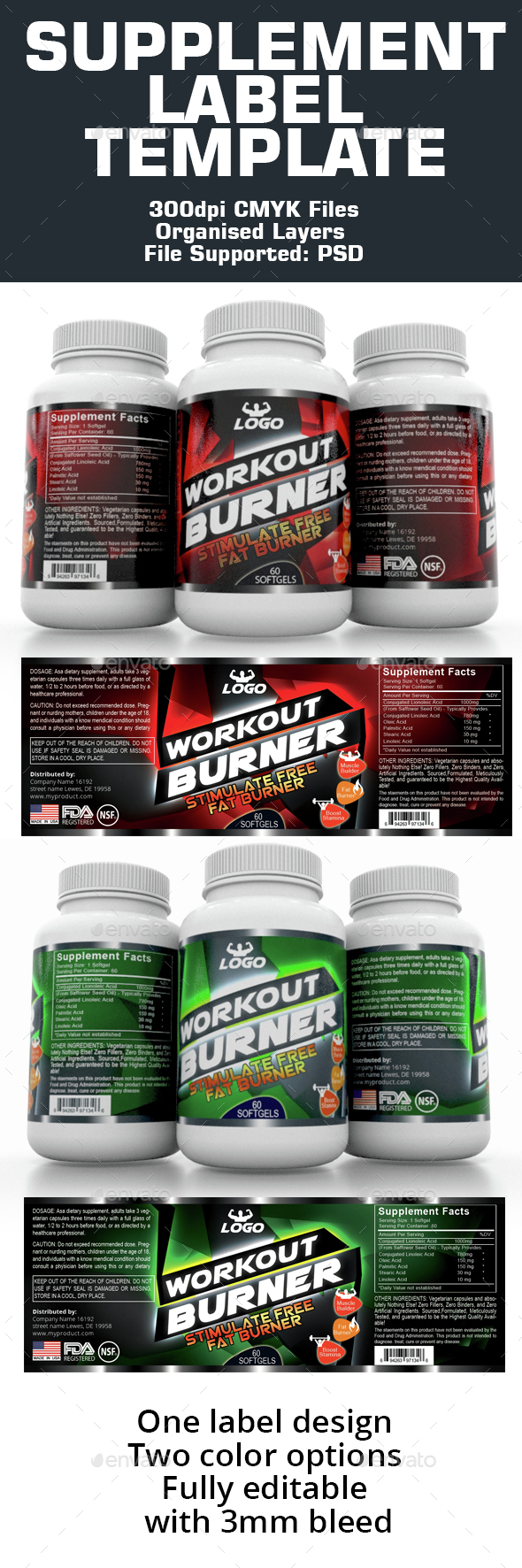 Label Templates - Packaging Print Templates
