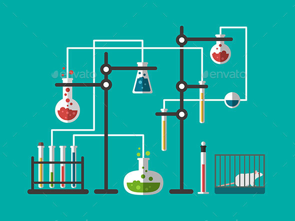 Laboratory Design Flat - Miscellaneous Vectors