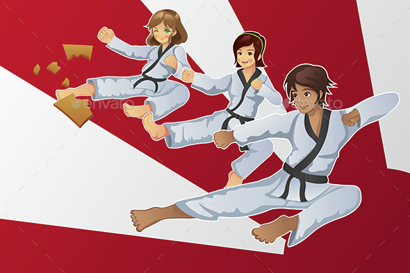 Martial Art Banner - Sports/Activity Conceptual