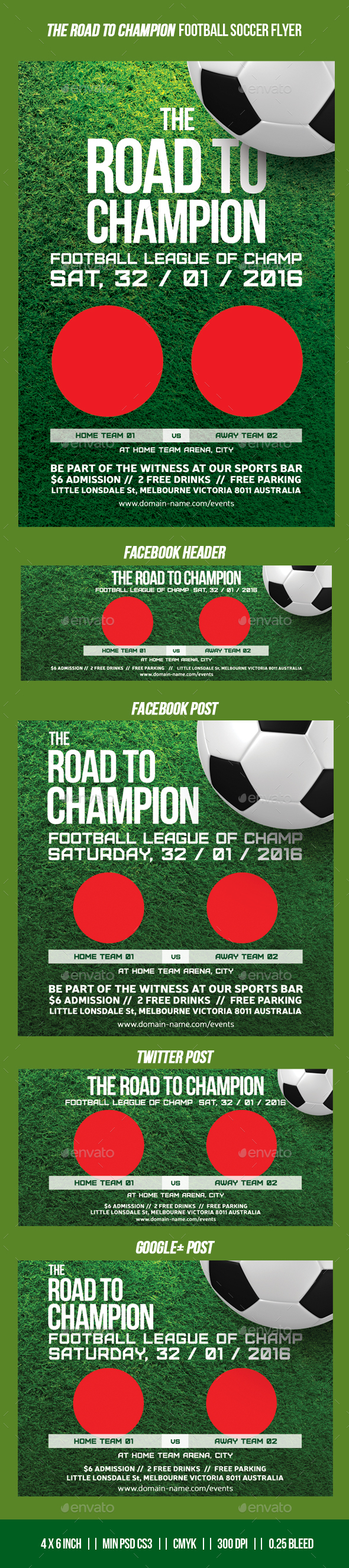 The Football championship Promo Flyer - Sports Events