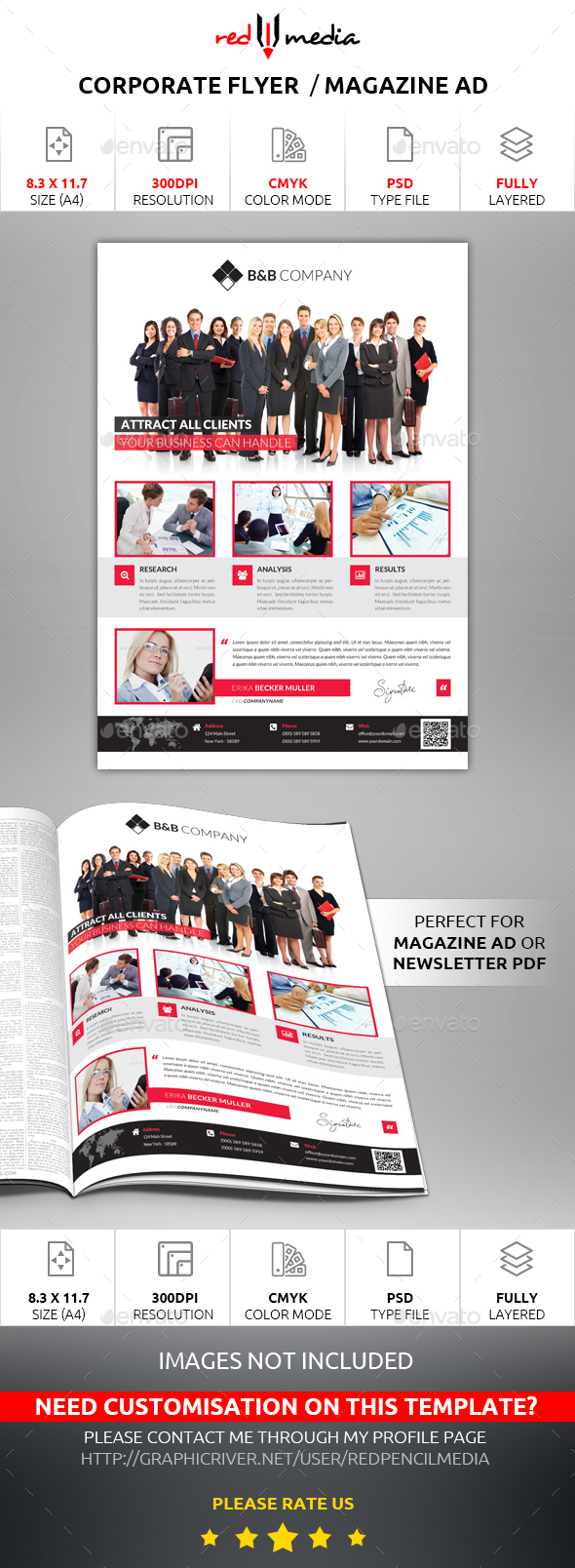 Corporate Flyer / Magazine AD - Corporate Flyers