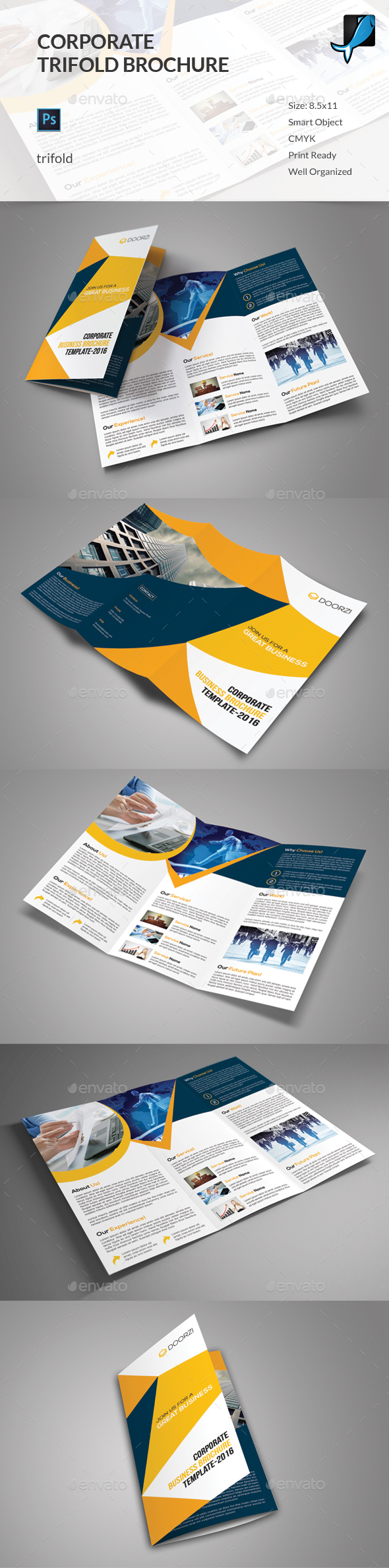 Corporate Trifold Brochure - Corporate Brochures