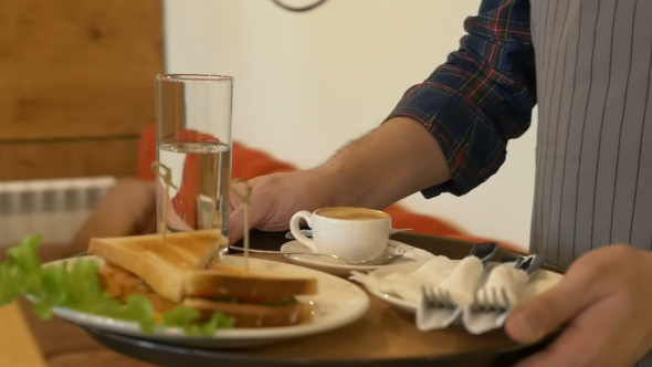 Breakfast In A Cafe